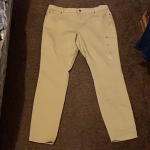 Joe Boxer Push Up Skinny Pants size 17